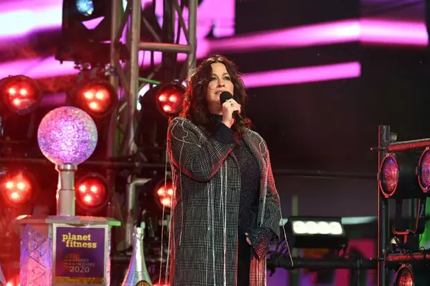 Alanis Morrisette at the 2020 Times Square NYE Bash